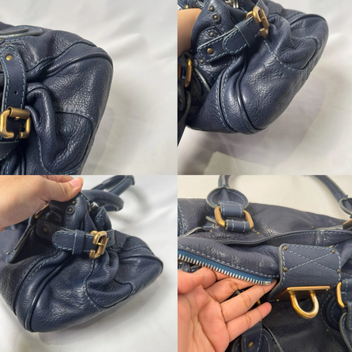 Used CHLOÉ 2005 navy paddington
