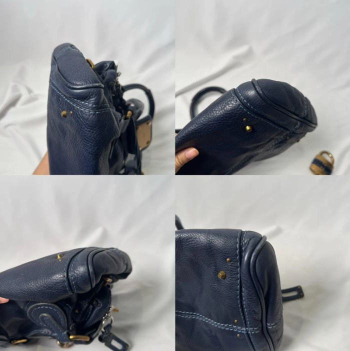 Used CHLOÉ 2005 navy paddington