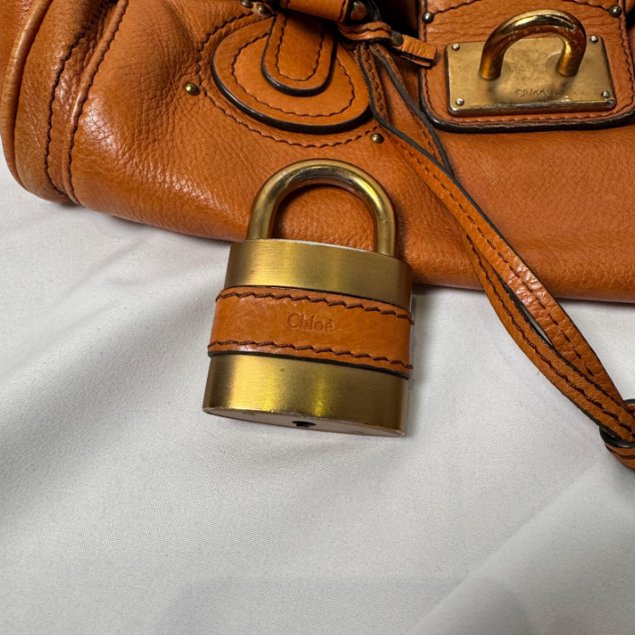 Used CHLOÉ 2006 orange paddington