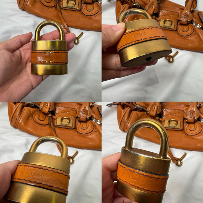 Used CHLOÉ 2006 orange paddington