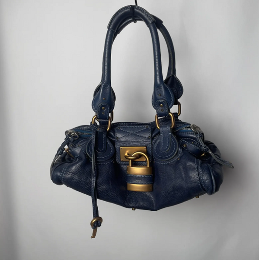 Used CHLOÉ 2005 navy paddington