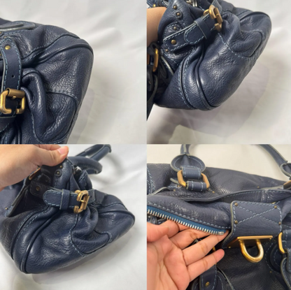 Used CHLOÉ 2005 navy paddington