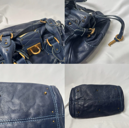 Used CHLOÉ 2005 navy paddington