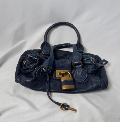 Used CHLOÉ 2005 navy paddington