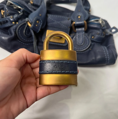 Used CHLOÉ 2005 navy paddington