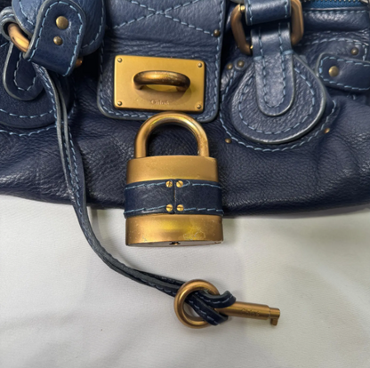 Used CHLOÉ 2005 navy paddington