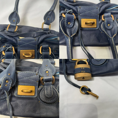 Used CHLOÉ 2005 navy paddington